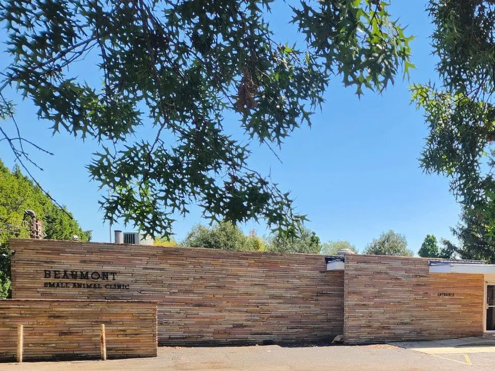 Clinic exterior 2 Beaumont Animal Clinic Sign Board